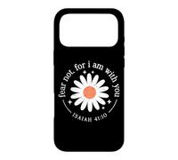 Custodia per iPhone 17 Pro Max Non temere per io sono con te Isaia 41:10 Christian Daisy Art
