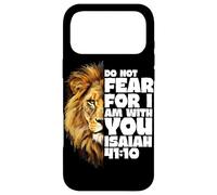 Custodia per iPhone 17 Pro Max Non temere per io sono con te Isaia 41:10 Leone di Giuda
