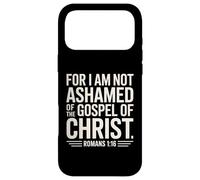 Custodia per iPhone 17 Pro Max Non vergognarsi Gesù Vangelo Romani 1:16 Christian