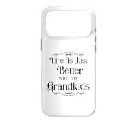 Custodia per iPhone 17 Pro Max Nonna Life Is Just Better With Grandkids regali