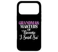 Custodia per iPhone 17 Pro Max Nonne Maestri di perché ho detto così Nuova nonna