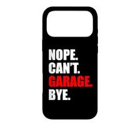Custodia per iPhone 17 Pro Max Nope can't garage bye amante delle auto meccanico garage auto ragazzo