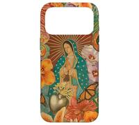 Custodia per iPhone 17 Pro Max Nostra Signora di Guadalupe Floreale Arte Religiosa Design