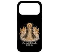 Custodia per iPhone 17 Pro Max Nostra Signora di Lourdes Santa Bernadette Angeli Maria Cattolica