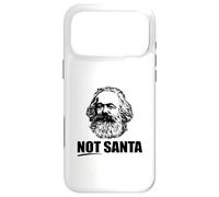Custodia per iPhone 17 Pro Max NOT SANTA Karl Marx Meme comunista marxista divertente