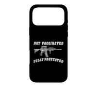 Custodia per iPhone 17 Pro Max Not Vaccinated Fully Protected Second Amendment