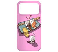 Custodia per iPhone 17 Pro Max Notte romantica con Sushi Cuddling mentre Mate Sleepwalking