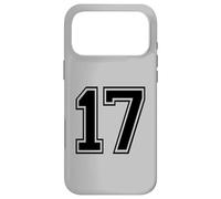 Custodia per iPhone 17 Pro Max Numero Diciassette #17 Uniforme Squadra Sportiva Compleanno 17
