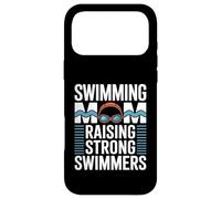 Custodia per iPhone 17 Pro Max Nuoto Mom Raising Strong Nuotatori Nuotare Team Pride
