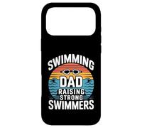 Custodia per iPhone 17 Pro Max Nuoto Papà Allevare Nuotatori Forti Nuotare Team Padre