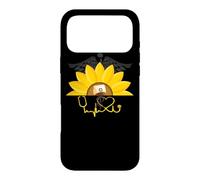 Custodia per iPhone 17 Pro Max Nurse Gifts - Girasole Nurses Heartbeat Nursing RN Day