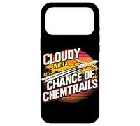 Custodia per iPhone 17 Pro Max Nuvoloso con la possibilità di scie chimiche divertente cospirazione