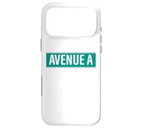 Custodia per iPhone 17 Pro Max NYC Street Signs Avenue Una città dell'alfabeto per uomini e donne