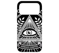 Custodia per iPhone 17 Pro Max Occhio onnivista, Dio, simbolo, piramide, Massonico