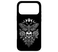 Custodia per iPhone 17 Pro Max Occultismo Falena Pentagramma Fasi lunari