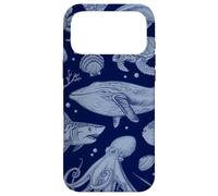 Custodia per iPhone 17 Pro Max Ocean Life Sea Aesthetic Fish Beach 90s Vintage Graphic