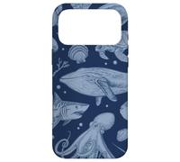 Custodia per iPhone 17 Pro Max Ocean Life Sea Whale Dolphin Beach 90s Vintage Graphic