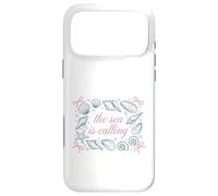 Custodia per iPhone 17 Pro Max Ocean Seashell Starfish Il mare chiama citazione