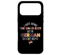 Custodia per iPhone 17 Pro Max ODIO ESSERE DANNAMENTE SEXY MA SONO TEDESCO NON POSSO AIUTARE Meme SUL RETRO