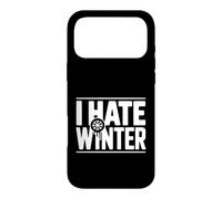 Custodia per iPhone 17 Pro Max Odio l'umorismo stagionale divertente invernale per gli amanti del freddo