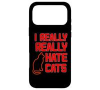 Custodia per iPhone 17 Pro Max ODIO VERAMENTE I GATTI