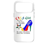 Custodia per iPhone 17 Pro Max OES Girl Beautiful High Heels Order of the Eastern Star