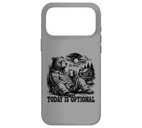 Custodia per iPhone 17 Pro Max Oggi è opzionale Bear Cozy Lazy Days Introversi