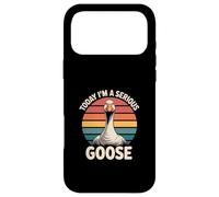 Custodia per iPhone 17 Pro Max Oggi sono un'oca seria, umorismo retrò