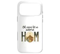 Custodia per iPhone 17 Pro Max Oh Come Let Us Adore Him - Watercolor Nativity Christmas