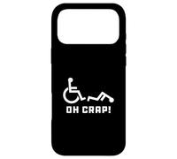 Custodia per iPhone 17 Pro Max Oh Crap Wheelchair Birthday Handicap Disability Funny