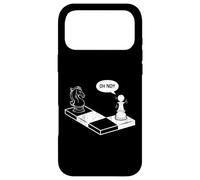 Custodia per iPhone 17 Pro Max Oh No Knight To Pawn Divertente Giocatore di Scacchi Gioco Da Tavolo Amante