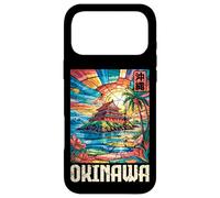 Custodia per iPhone 17 Pro Max Okinawa Island Castle Giappone Kanji Anime Otaku Souvenir