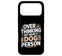 Custodia per iPhone 17 Pro Max Oltre pensare ma renderlo umorismo persona cane