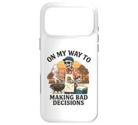 Custodia per iPhone 17 Pro Max "On My Way to Making Bad Decisions" - Divertente barbecue alla griglia