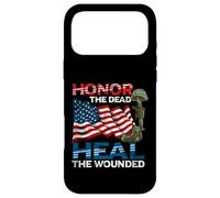 Custodia per iPhone 17 Pro Max Onore patriottico i morti guariscono il guerriero ferito americano