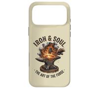 Custodia per iPhone 17 Pro Max Opera d'arte di Iron And Soul Blacksmith Forge Incudine Hammer
