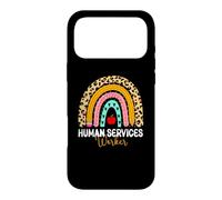 Custodia per iPhone 17 Pro Max Operaio dei servizi umani Leopard Rainbow Healthcare Doctor Work