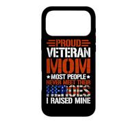 Custodia per iPhone 17 Pro Max Orgogliosa mamma veterana La maggior parte delle persone non incontra mai i loro eroi regalo
