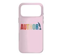 Custodia per iPhone 17 Pro Max Orgoglioso autore pubblicato mamma papà vintage poeta libro scrittore