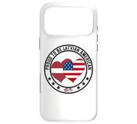 Custodia per iPhone 17 Pro Max Orgoglioso di essere l'orgoglio lettone americano I Love USA I Love Lettonia