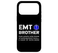 Custodia per iPhone 17 Pro Max Orgoglioso EMT Brother Emergenza Medico Tecnico Sorella Citazione