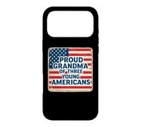 Custodia per iPhone 17 Pro Max Orgoglioso nonna di tre giovani americani nonna nipote