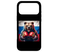 Custodia per iPhone 17 Pro Max Orgoglioso Orso Russo Boxer Russia KIckboxer Boxe Kickboxing