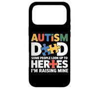 Custodia per iPhone 17 Pro Max Orgoglioso padre dell'eroe autistico Figlio Consapevolezza dell'autismo Papà Figlio
