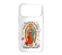 Custodia per iPhone 17 Pro Max Our Lady Virgen De Guadalupe Saint Virgin Mary Roses Flowers