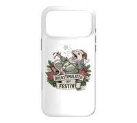 Custodia per iPhone 17 Pro Max Overstimulated But Festive Opossum Christmas
