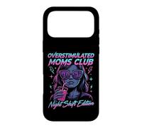 Custodia per iPhone 17 Pro Max Overstimulated Moms Club Retro Night Shift Edition Mama