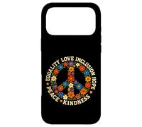 Custodia per iPhone 17 Pro Max Pace Gentilezza Uguaglianza Amore Speranza Diversità Diritti Umani