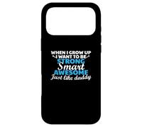 Custodia per iPhone 17 Pro Max Padre Figlio Matching Quando sarò grande Voglio essere come papà