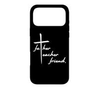Custodia per iPhone 17 Pro Max Padre Maestro Amico Gesù Croce Cristiana